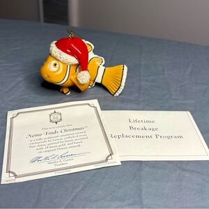 Lenox Nemo Finds Christmas Ornament BNIB with Paperwork
